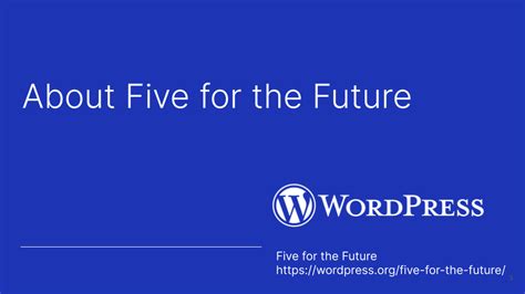 Contribute as an Individual | Five for the Future | WordPress.org