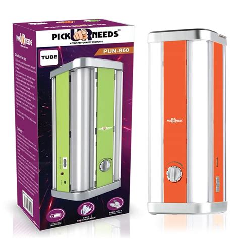 Pick Ur Needs 4 Side Tube Lantern Rechargeable Home Emergency Light ...