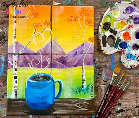 Image result for Acrylic Paint Tutorial Coffee
