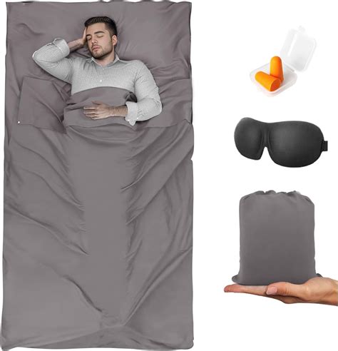 BREENHILL Sleeping Bag Liner Camping & Travel Sheets for Adults ...