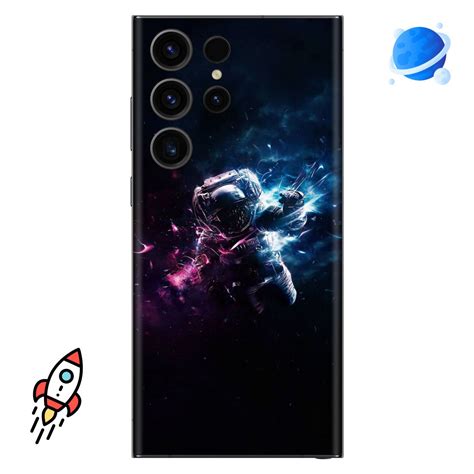 Astronaut In Space Mobile Skin – WrapCart Skins
