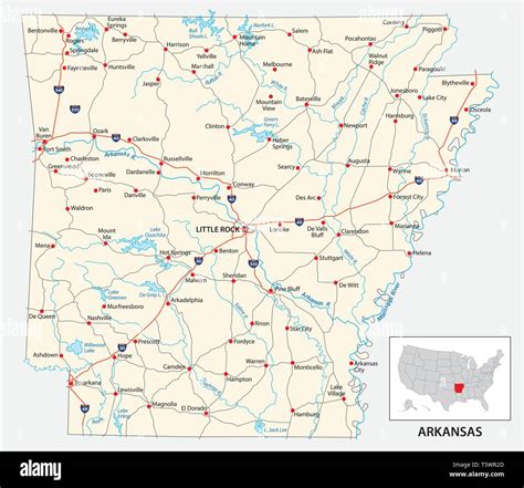 Arkansas Main Cities at Janet Simmons blog