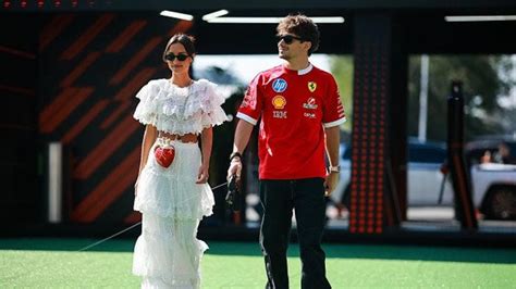 Charles Leclerc announces engagement with girlfriend Alexandra Saint ...