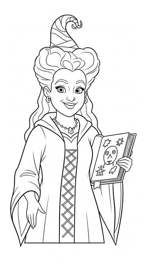 35 Free Hocus Pocus Coloring Pages: Magic and Spells Disney