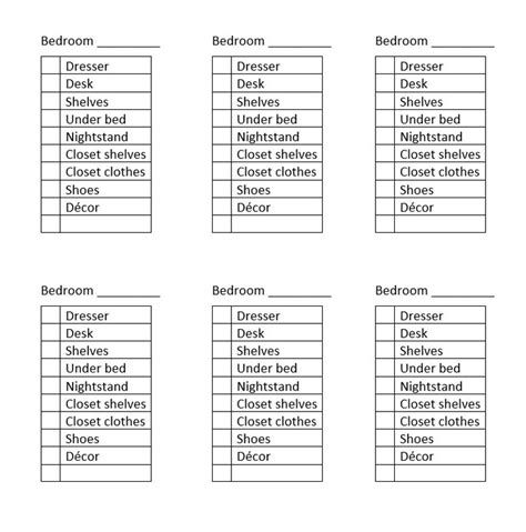 Buy DECLUTTER Home Clean List Organizing INSTANT DOWNLOAD With Tips and ...