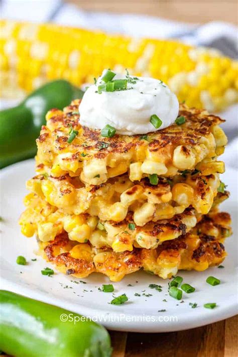 Easy Corn Fritters - Spend With Pennies