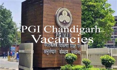 JOB ALERT: Walk In Interview At PGI Chandigarh For Assistant Professor ...