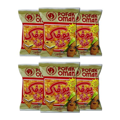 Pofak Oman chips - 12g - Pack of 6 : Amazon.in: Grocery & Gourmet Foods