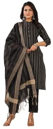 Buy Amirah Barkha Dresses Women's Poly Cotton Printed Straight Kurta ...