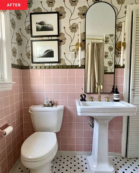 Old Pink Bathroom Tile