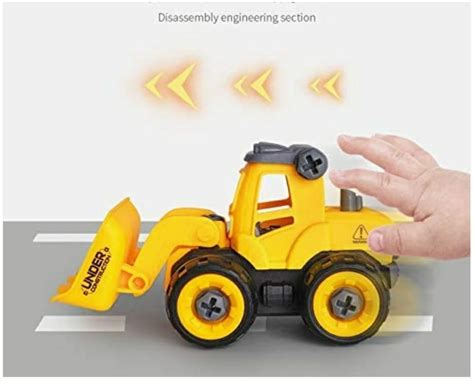 Set of 4 Assemble disassemble Construction vehicles DIY toys – Kidospark