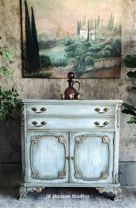 Persian Blue French Inspired Accent Cabinet | General Finishes Design ...