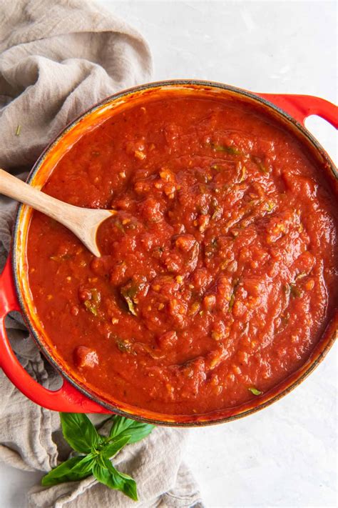 Homemade Spaghetti Sauce Recipe - Kristine's Kitchen