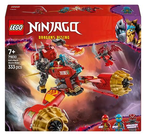 Buy LEGO Ninjago Kai's Mech Storm Rider Combo Ninja Toy 71830 Building ...