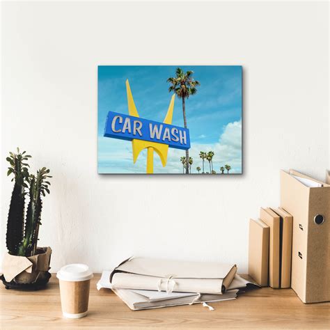 Dovecove '5 Points Car Wash' by Carlos Vargas Canvas Wall Art | Wayfair