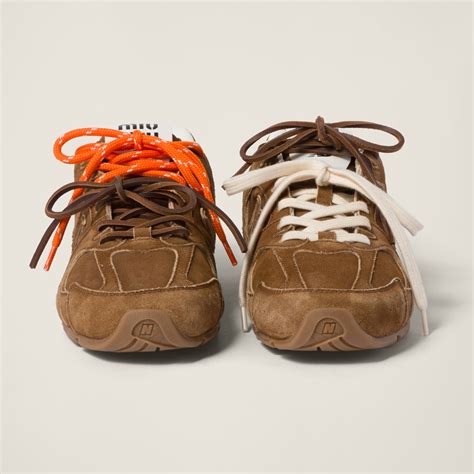 肉桂色 New Balance X Miu Miu 530 Sl 绒面革运动鞋 | Miu Miu