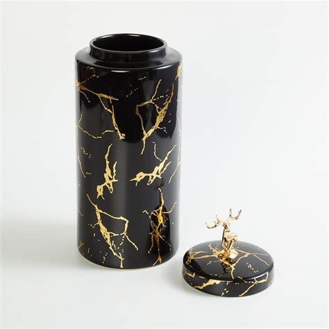 Buy Novelty Basil Ceramic Tall Canister from Home Centre at just INR 2999.0