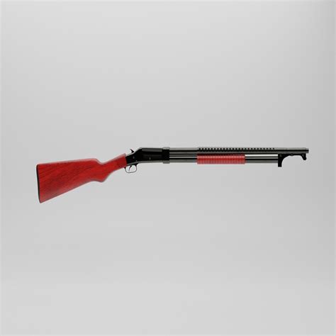 Winchester Model 1897 Trench Shot Gun Gaming Asset 3D model | CGTrader
