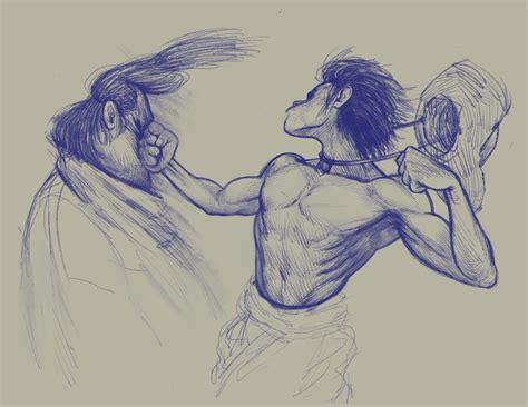 Luffy vs Celestial Dragon sketch : OnePiece