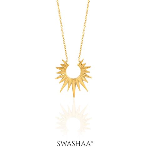 Suri 18K Gold Plated Necklace – Swashaa