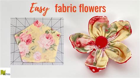 Image result for Cloth Flower Tutorial