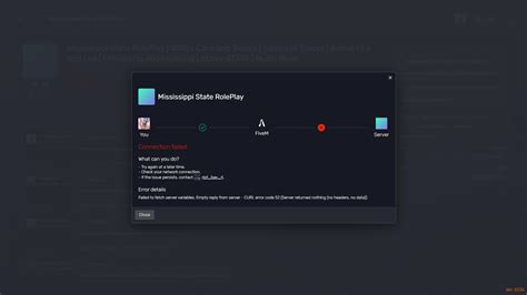 curl error code 52 server re - FiveM Client Support - Cfx.re Community