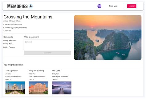 Image result for Mern Stack Memories App JavaScript Mastery
