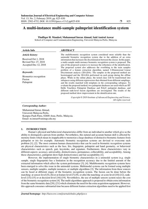 Palm Print Identification System 的图像结果