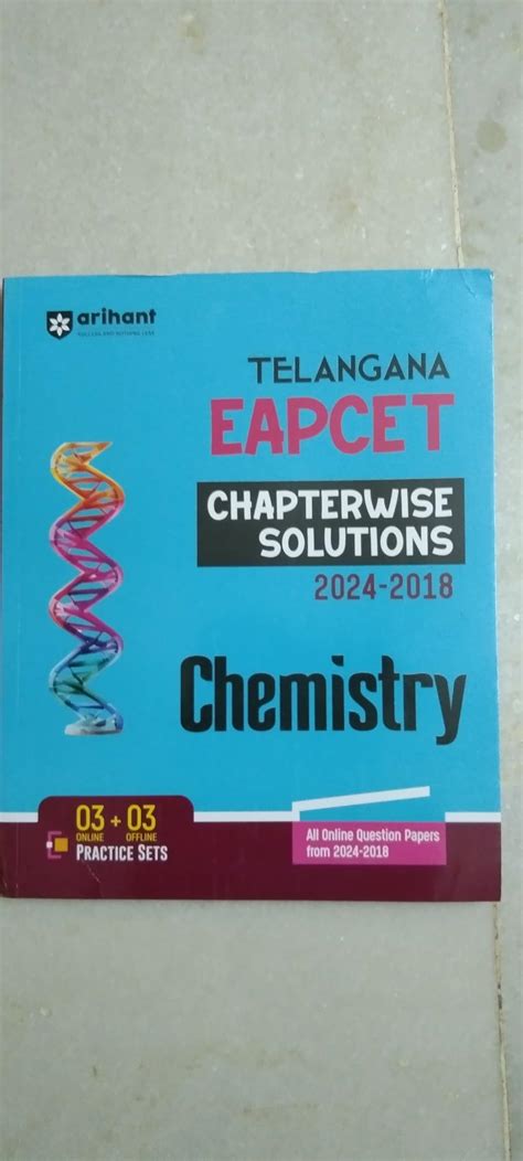 Telangana EAMCET Chapterwise Solutions 2022-2018 Chemistry for 2023 ...