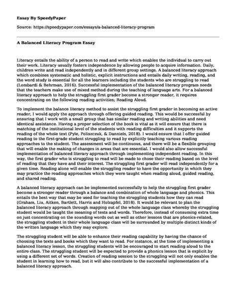 Balanced Literacy Program 的图像结果