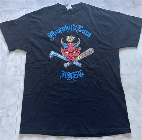 90's murphy's law tシャツagnostic front minor threat black flag madball ...