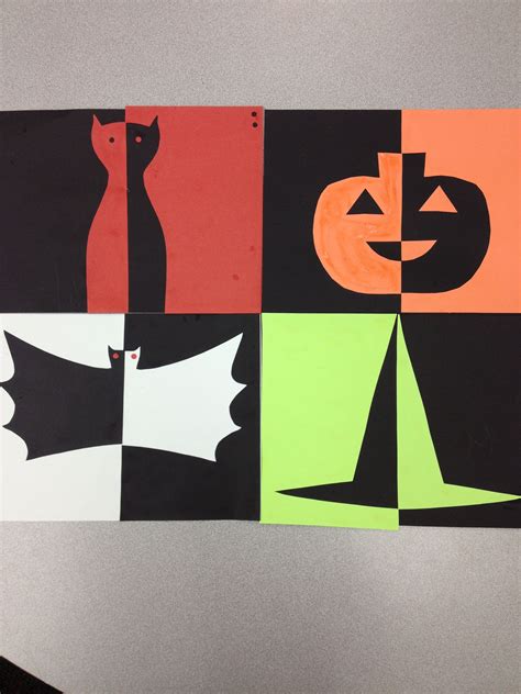 Positive and negative space art projects - meryhidden