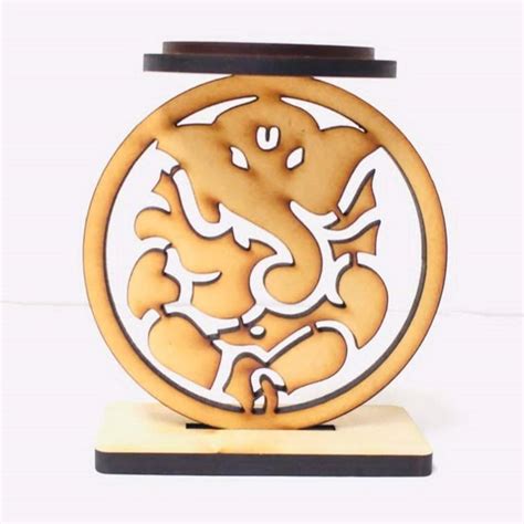 Tea Light Candle Holder - Standing - Ganesha