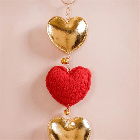 Heart Shaped Wall Hanging Red Set Of 2 17 Inch Online - Premium Wall ...