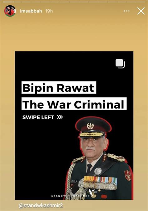 Arrested for Calling Late General Bipin Rawat ‘War Criminal, J&K ...