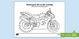 Aeroplane Dot to Dot Activity - Resources - Twinkl