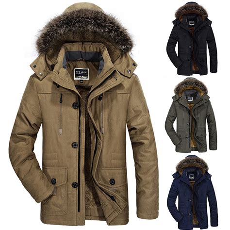 2018 Winter Cotton Hooded Jacket Men Warm 4XL Thicken Long Parka Hooded ...