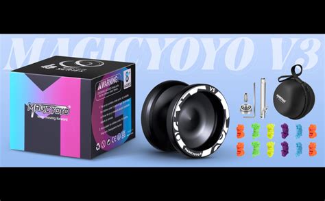MAGICYOYO Professional Responsive V3 Yo-Yo, Aluminum for Kids Beginner ...