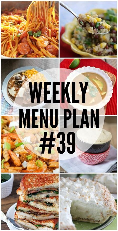 Weekly Food Menu 的图像结果