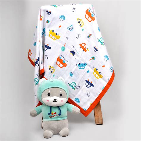 Organic Cotton Baby Blankets for Newborn Baby, Baby Dohar Blanket ...