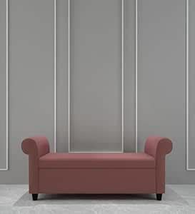 City Wood Palace Mia Velvet Recamier with Storage | 2-Seater Settee ...