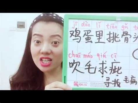Học từ vựng Tiếng Trung 41---吹毛求疵 | 汉语词汇学习41---吹毛求疵 - YouTube
