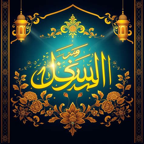 Stunning Calligraphy Art of Prophet Muhammad