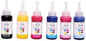 Dubam Sublimation Ink for Epson L805, L800, L1800, L850 Printers - 6 ...