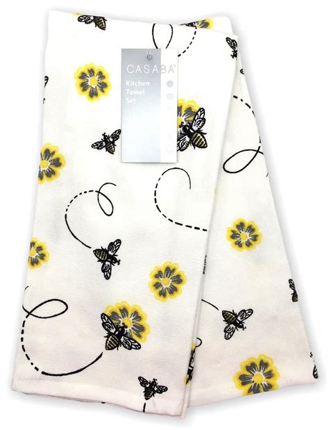 Casaba Bumble Bee Kitchen Towel Set : Amazon.in: Home & Kitchen