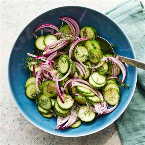 Cucumber Vinegar Salad | Healthy Vegetable Recipes