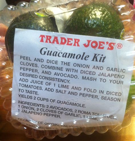 What's Good at Trader Joe's?: Trader Joe's Guacamole Kit
