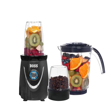 Buy Boss Nutri Plus 550 Watts Blender/Mixer/Smoothie Maker, 3 Jars ...