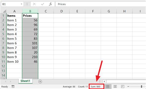 Image result for Excel Table Column Total