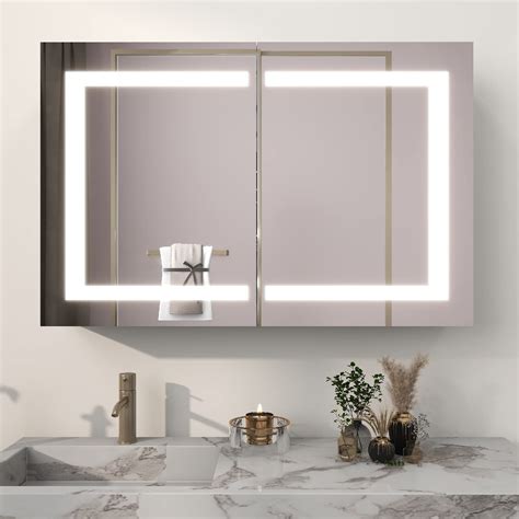 Mirror Medicine Cabinet With Lights at Vera Baird blog